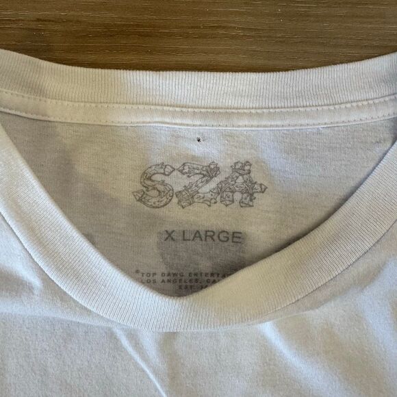 Sza SOS Hockey Style Long Sleeve White Tour Shirt 2023 Size XL TDE R&B Hip Hop - Picture 4 of 6